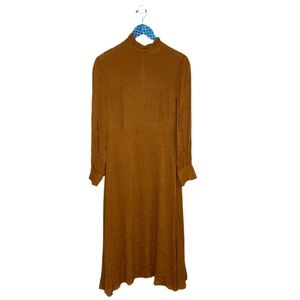 & Other Stories StripedHigh Neck Midi Dress MOVING - listing to be deleted!